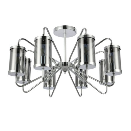 Ceiling EVOLUCE lamp. Sle102302-08. Valieri. 8x40 watts, E14, 68x68x39 cm, chromium color-5