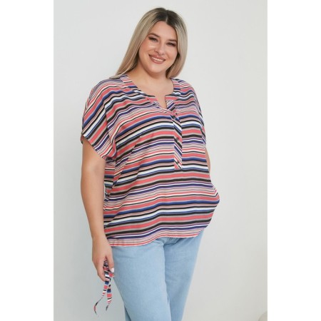 Female blouse, size 52, pink color