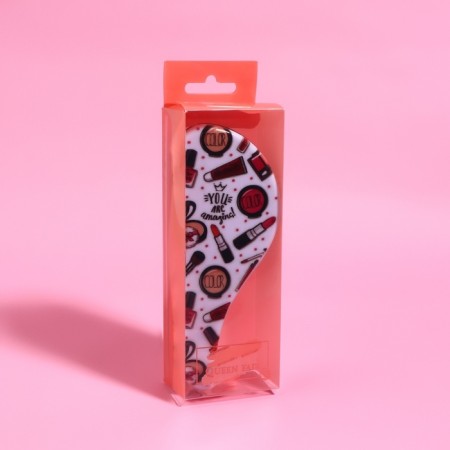 Massage comb, 5.5 × 14.5 cm, PVC box, MIX drawing-2