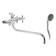 Bath mixer "Center for the plumbing" 15417, two -wound, wall, with a shower set, chrome