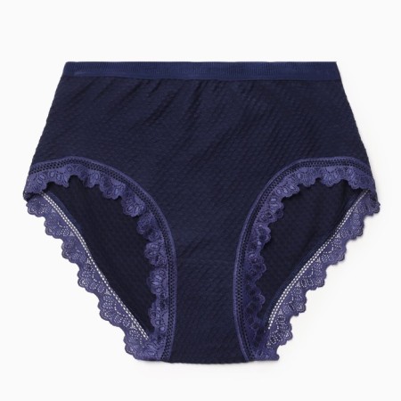 Women's panties, dark blue color, size 58-60