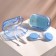 Set for contact lenses, in a case with a mirror, 4 in 1, color mix