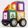 Magnetic designer "Blue Tractor", 39 parts