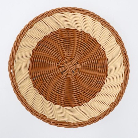 Basket for fruits and bread of the milking “milk chocolate”, D = 24 cm-2
