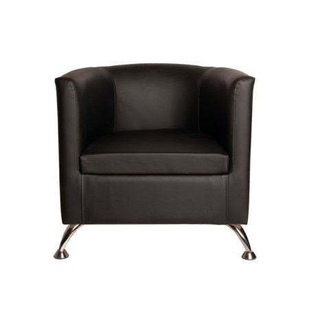 Armchair Mars 660x710x650 Black gloss
