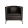 Armchair Mars 660x710x650 Black gloss