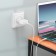 Network charger Hoco C96a, 1 USB, 2.1 A, Type-C-USB cable, 1 m, white