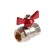 Ball bar Valtec Base, internal/internal thread 1/2 ", butterfly