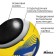 Volleyball Minsa, PU, ​​machine stitching, 18 panels, p. 5, Mix colors