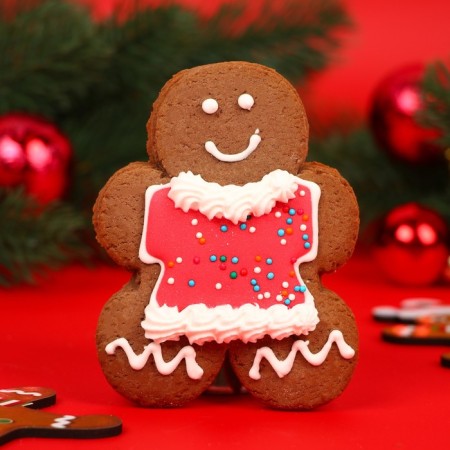 Honey cookies "Winter MIX-3" in assortment, 60 g