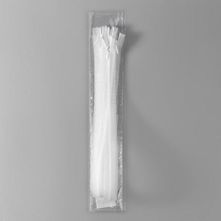 Lightning secret, No. 3, non -proceeding, castle machine, 50 cm, transparent/white color-2