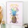 Decorative hooks 2 hooks "pineapple and geometry" 19x24 cm