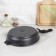 Granite Star pan, d = 22 cm, plastic handle, anti -stick coating, black color