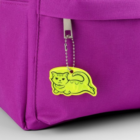 The reflective element "Cat Rest", bilateral, 6 × 3.5 cm, color mix-1