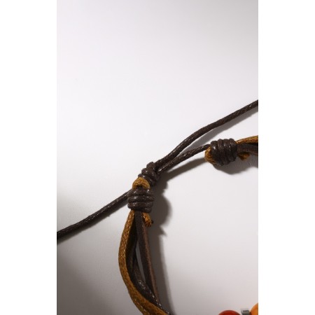 Bracelet Skin "Style" dolphins, colored with silver, d = 7.5 cm-1