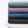 Wafer Boin Boho Boho Boil towel 45*90 cm, col. dark gray, 100% HL