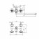 Fashun A2124 bath mixer, two -wound, pour 320 mm, with a shower set, chrome