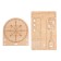 Set for experiments "wooden compass"