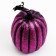 Decor "Pumpkin" in purple 9.5x9.5x12 cm