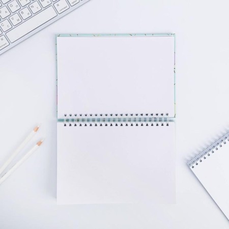 Sketchbook in a solid cover on the crest “Happiness Starts with you” A5, 80 l, 100 g/m-2