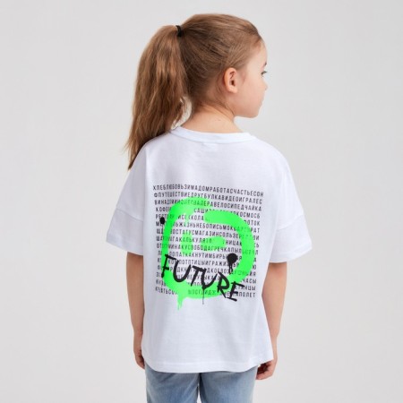 T -shirt Children's Minaku Future, white color, height 134-6