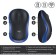 Logitech M185 Black/Blue Optical (1000DPI) wireless USB1.1 for a laptop (2but 103386