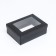 Folding box "Black", with a window 21 x 15 x 7 cm
