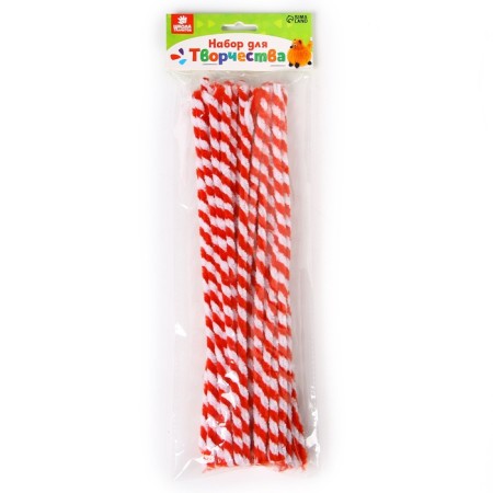 Sille -colored wire, set 50 pcs., White and red color-3
