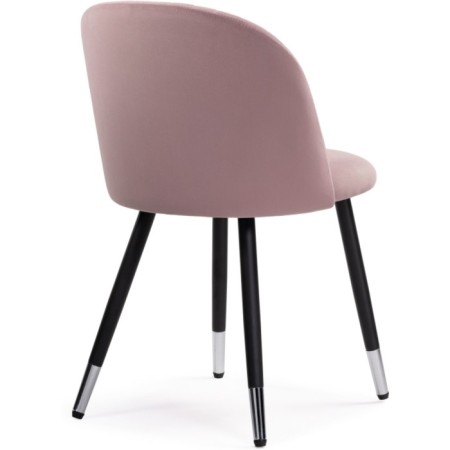 GABI Metal/velor, black/pink 50x53x79 cm chair-3