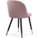 GABI Metal/velor, black/pink 50x53x79 cm chair