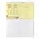 Notebook of 12 sheets in the Erichkrause Class "Classic", covered cardboard, OFSET block, yellow