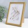 Photo frame Plastic "Mira" 15x20 cm gold (plastic screen)