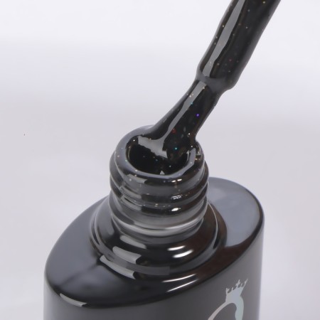 Shine Color nail polish gel, 3 phase, 8 ml, LED/UV, Black Color Black-3