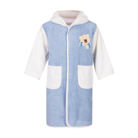 Children's robe 4-6 years Barney, blue color