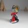 Polystone souvenir "Dark snake in a red hat and scarf with coins" MIX 6.2x4.7x9 cm