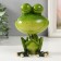 Souvenir Polystone Lak "Frog Moti Meditizes" 10x7x15 cm