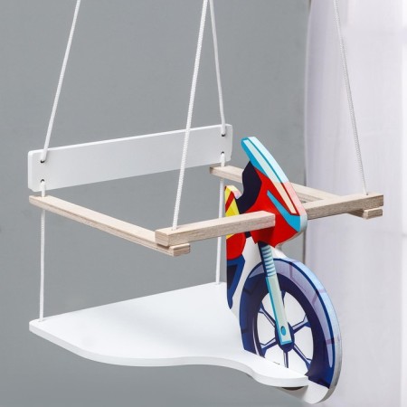 Swing children's “motorcycle” + gift (whistle 1 pc.)-2