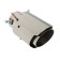 Nozzle on a silencer, planting 63 mm, 12V, red backlight, wire 15 cm