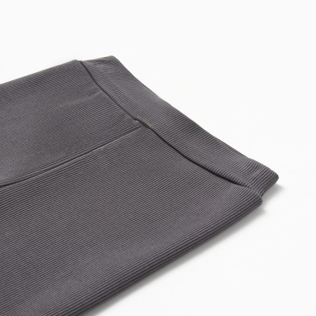 Леггинсы для девочки на флисе Collorista, цвет серый, рост 122 см-1