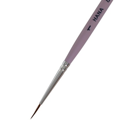 Columns + synthetics round, Hana inspire No. 1 (hair length 9 mm), short handle matte-1