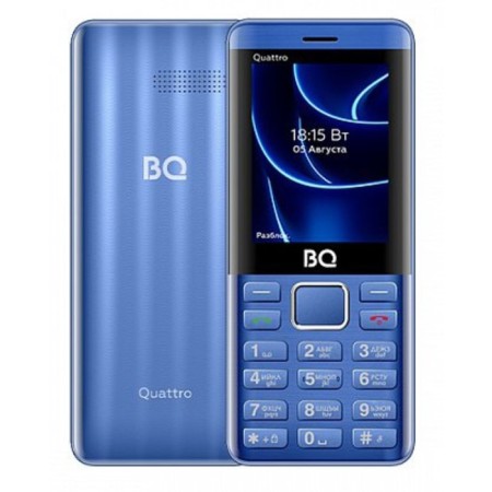 Cell phone BQ M-2453 Quatro Blue