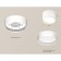 Ambrella Light Acrylic lamp, XS8101021, GX53 LED 12 W, white sand, white matte