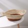 Basket for storage of handmade lauded “Teri”, with handles, 40 × 24 × 12 cm, brown color