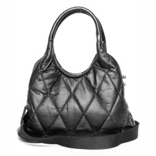 Women's bag, eco -leather, Ludor black, 33x15x22 cm