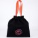 Textile choper on Emoji laces, black color