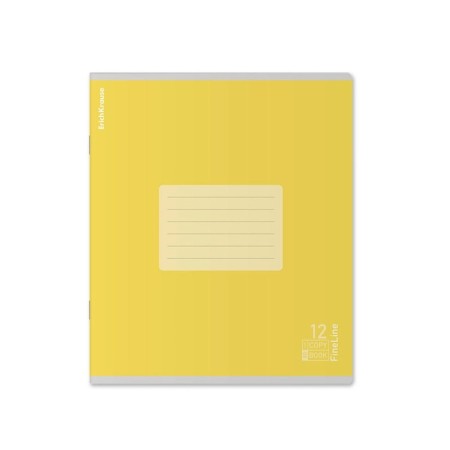 Notebook 12 sheets in the Erichkrause "Fineline", matte lamination, an offset block 100%, mix-1