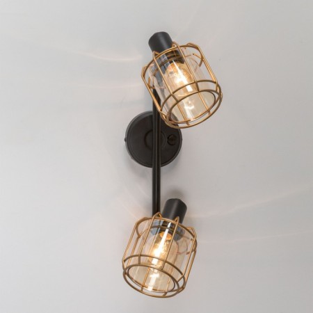 Sconces Citilux "Taverna" CL542622, 34x18 cm, 2x60W, E14, Black Color Black-7