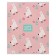 Notebook of 48 sheets in Calligrata Pattern cage, covered cardboard, block No. 2 is whitewash 75% (gray sheets), mix