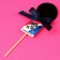 Lollice "Drink or not drink", two -layer on a stick, taste: Pina Kolada, 25 g.