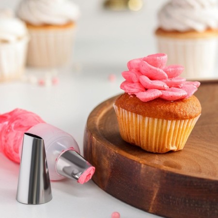 Confectionery nozzle "Petal", d = 3.4 cm, output 2.3 cm, stainless steel-1